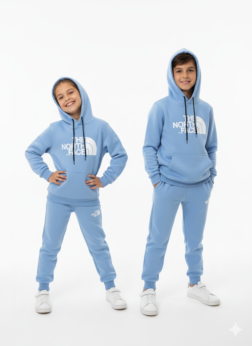 MINI_ BIMBELS SKY NORTHFACE UNISEX TRACKSUIT(00125)