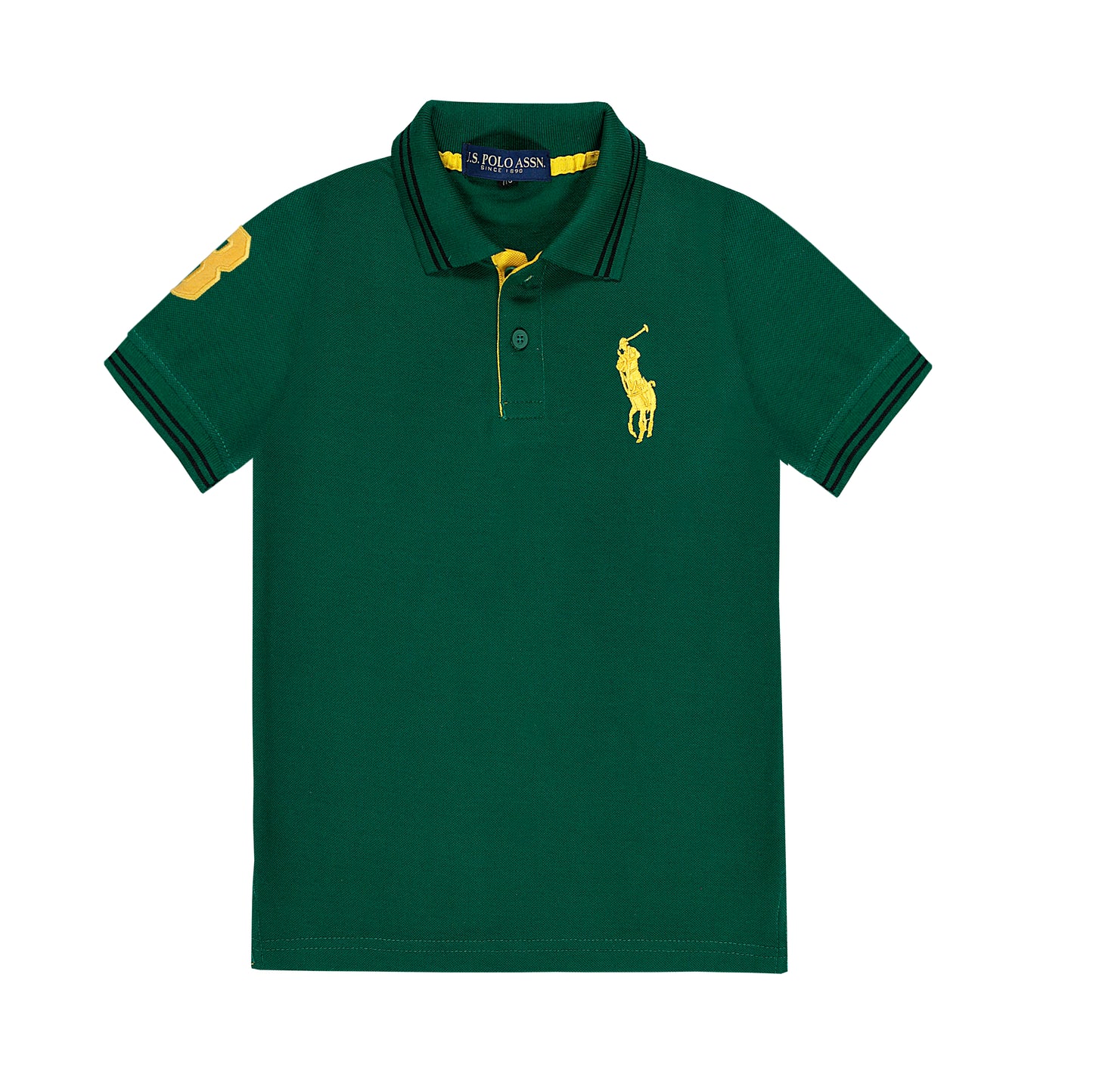 RL POLO GREEN YELLOW PONY (NJ-2010)