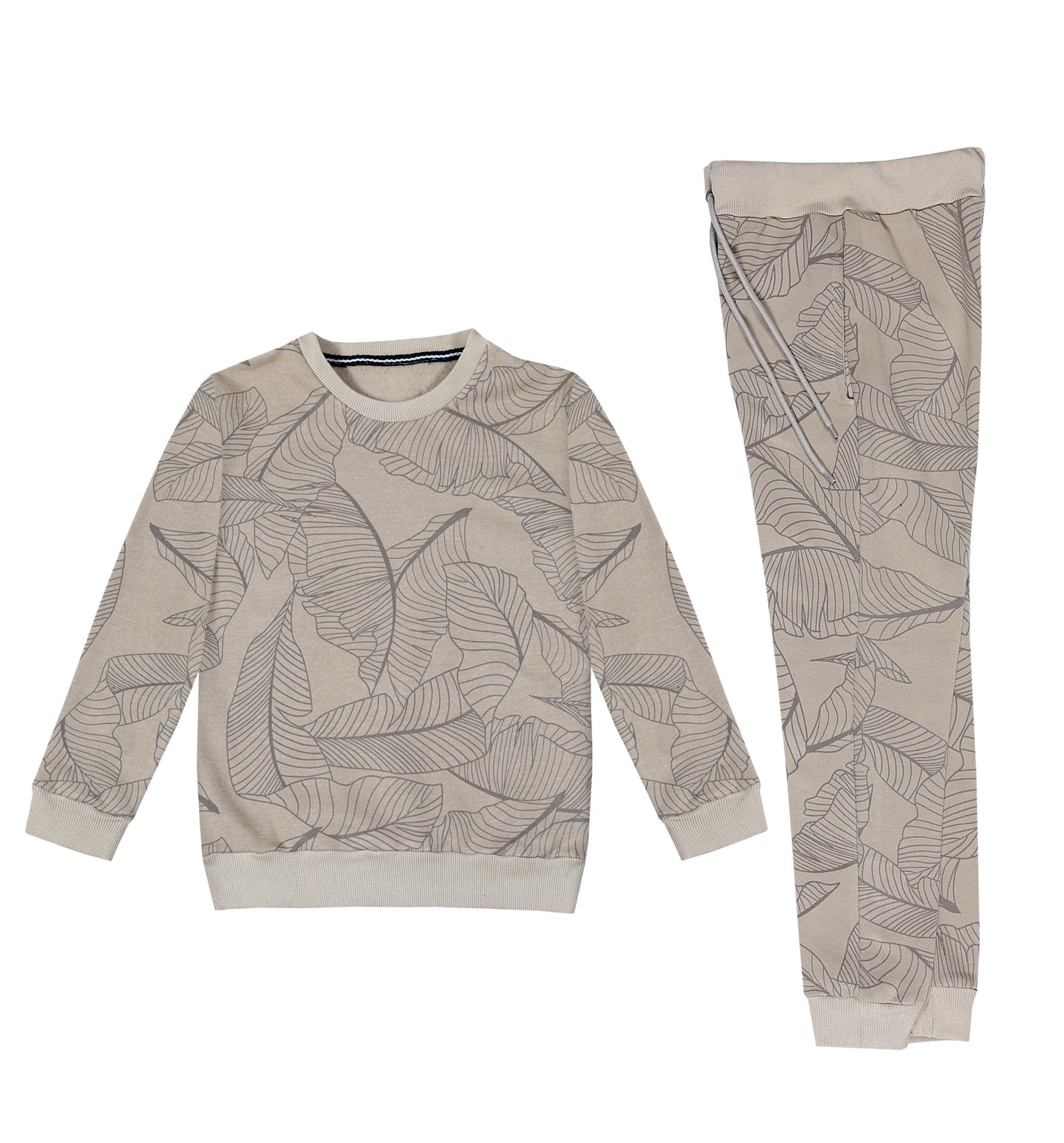 SKIN LEAVES PRINT UNISEX TRACKSUIT