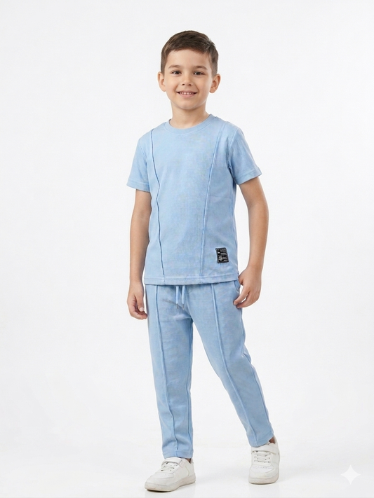 M-B FRONT PLATE SKY TRACKSUIT