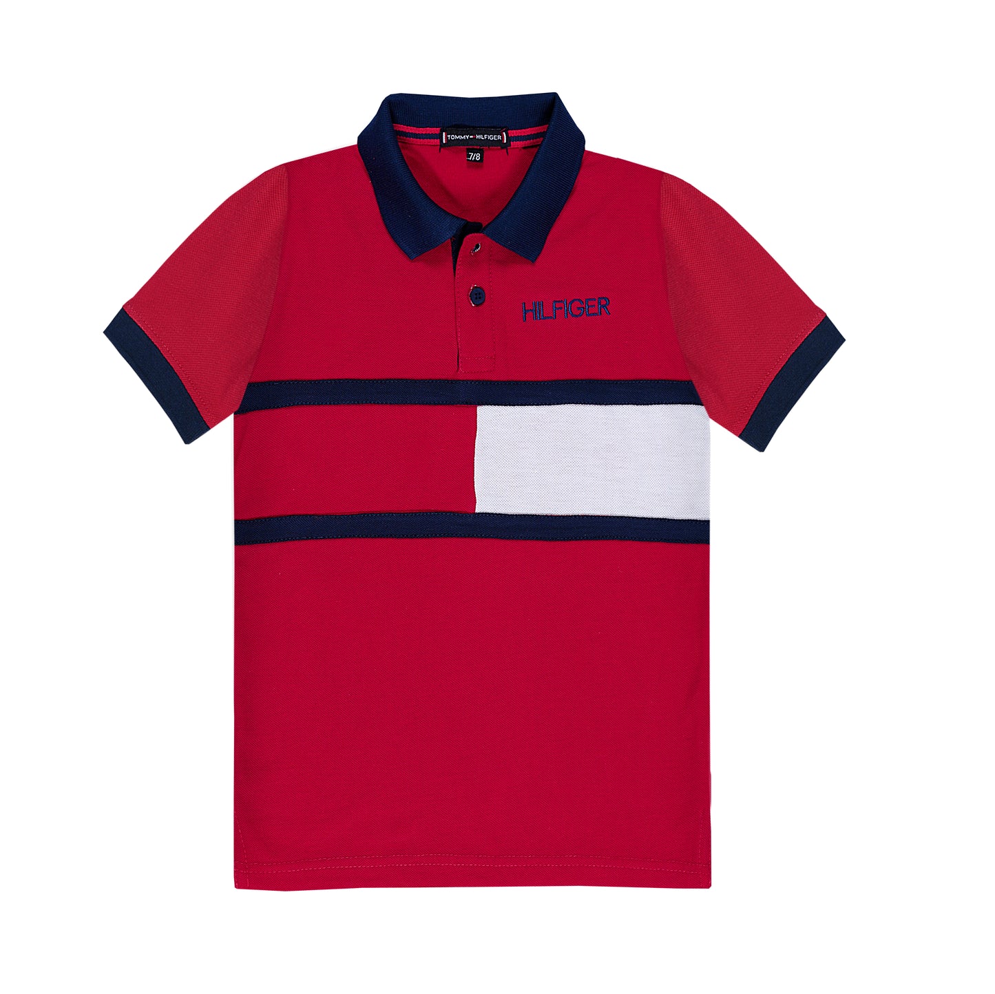 TOMMY HIL RED PANNEL WHITE (NJ-2019)
