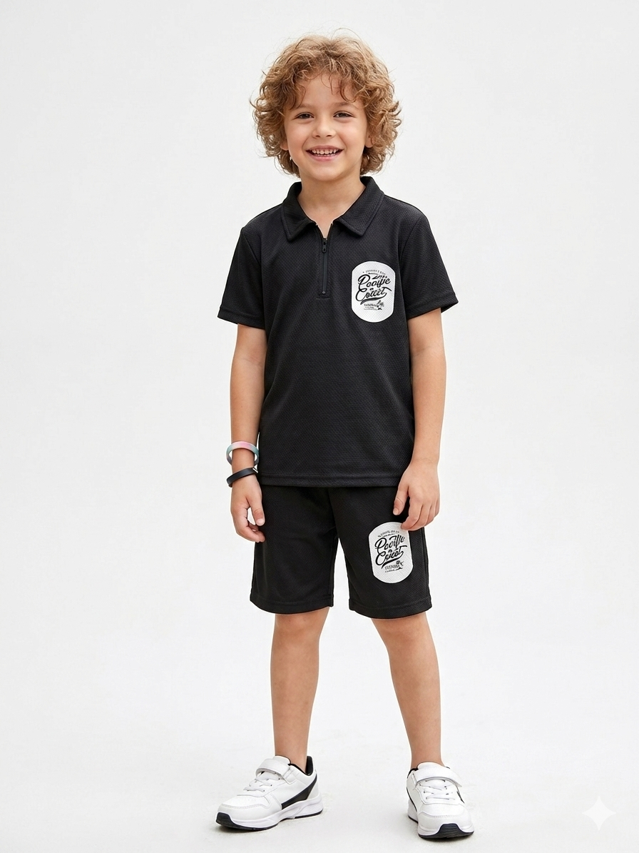 M-B BLACK ZIP TRACKSUIT