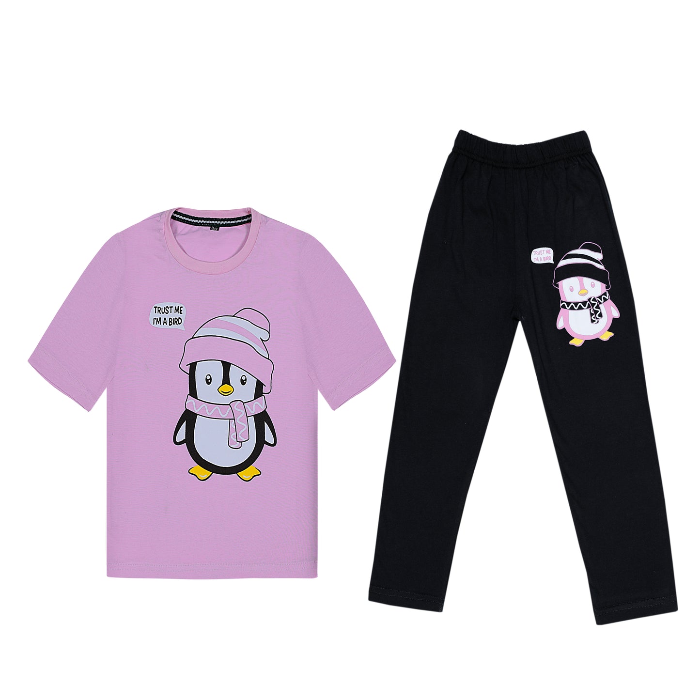 PINK PENGUIN GIRLS T-SHIRT WITH TROUSER (W-3010)