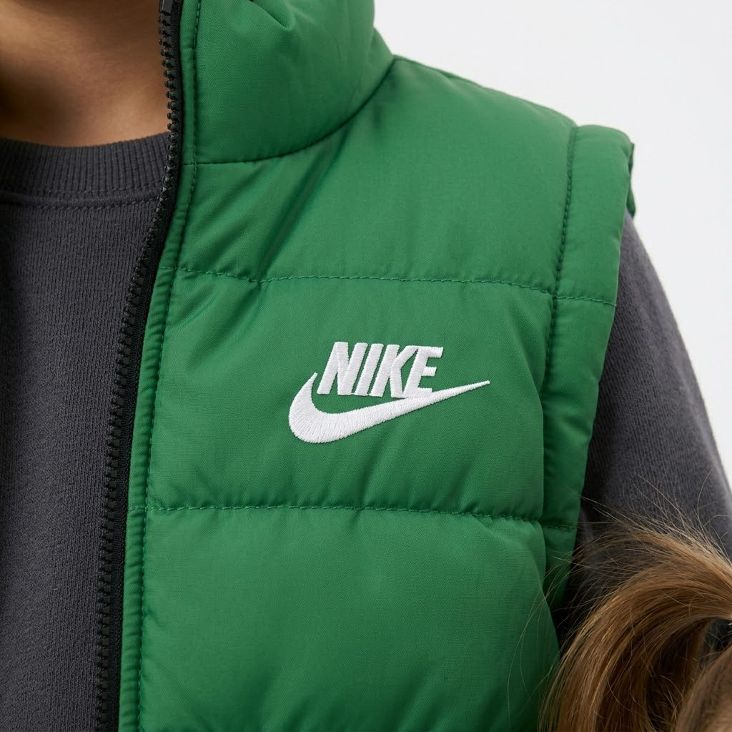 NK BOTTLE GREEN EMBROIDERY LOGO SLEEVELESS UNISEX (NJ-2503)