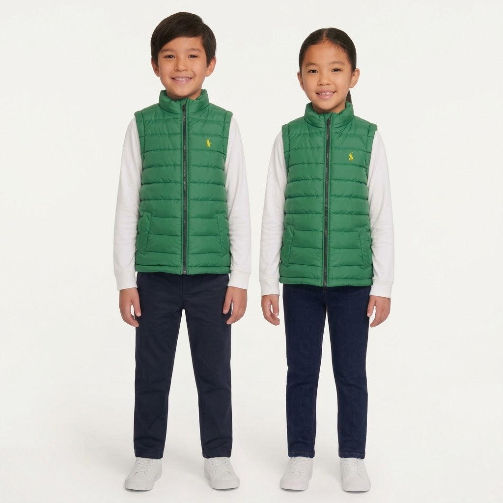 RL POLO (BOTTLE GREEN) SLEEVELESS UNISEX (NJ 2514)