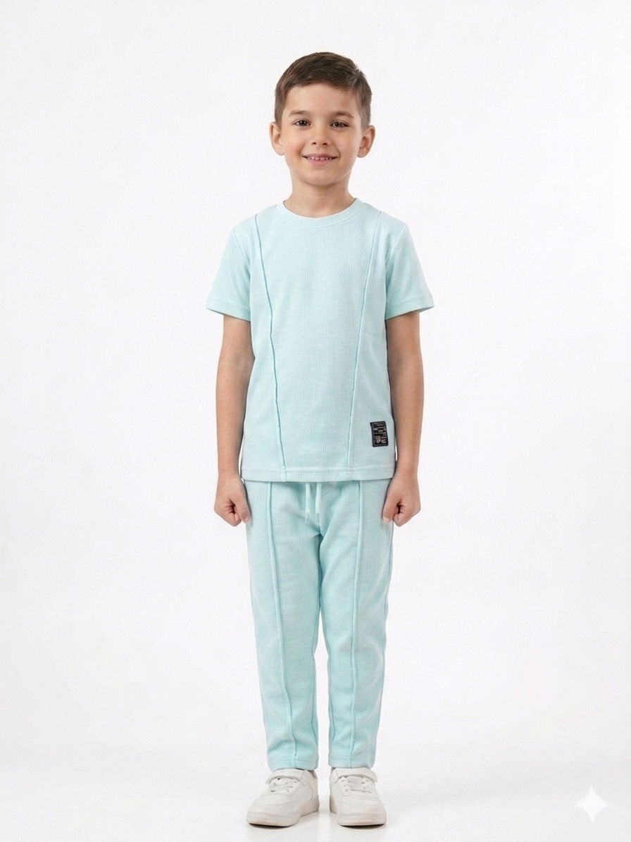 M-B FRONT PLATE SEA GREEN TRACKSUIT