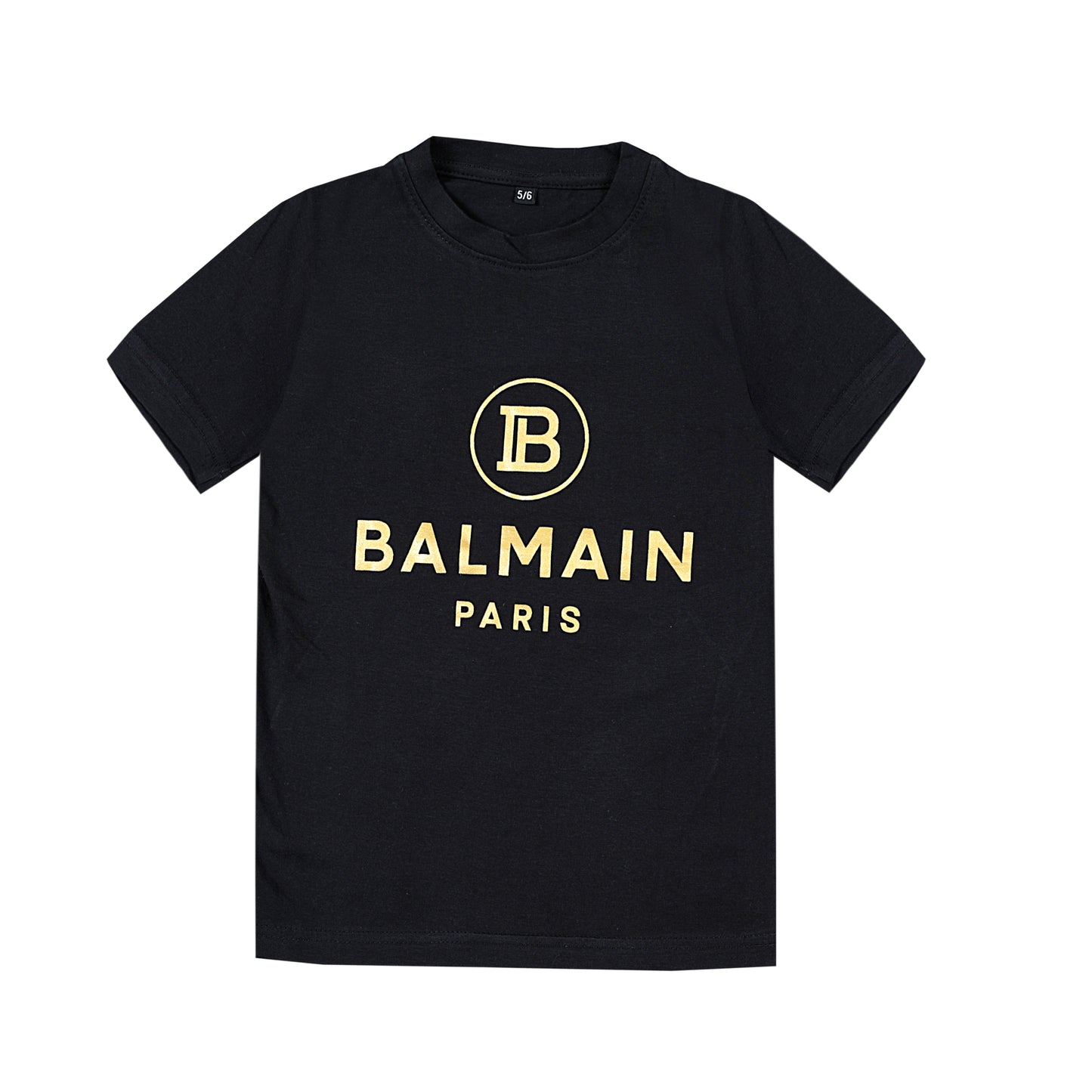 BALMAIN BLACK T-SHIRT (NJ-2510)