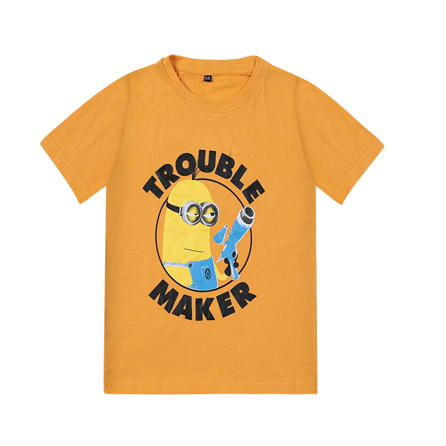 MINION TROUBLE YELLOW T-SHIRT (NJ-2509)