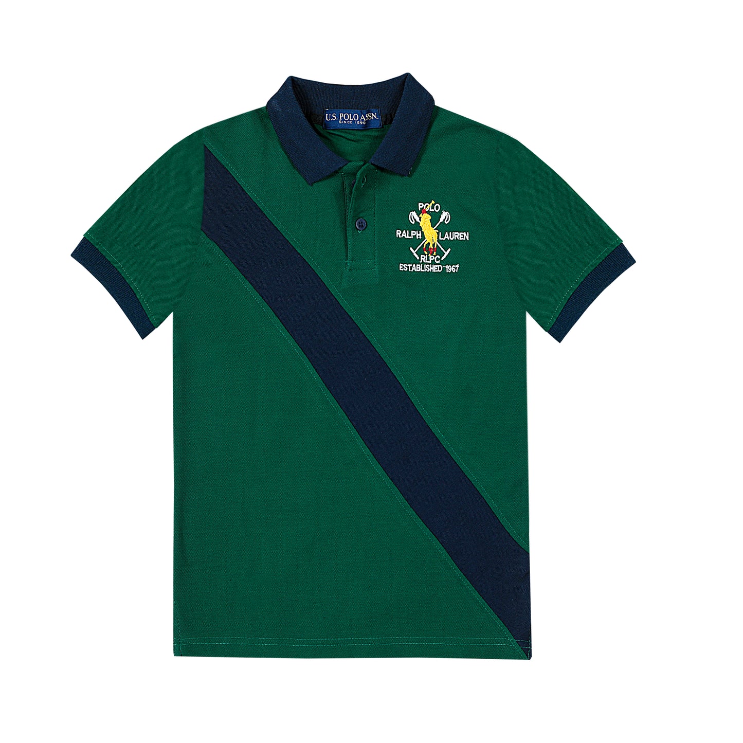 RL POLO PANNEL BOTTLE GREEN (NJ-2050)