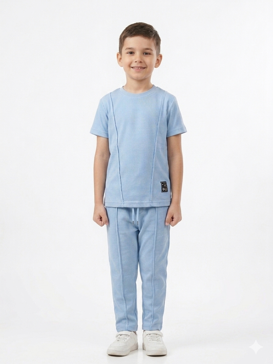 M-B FRONT PLATE SKY TRACKSUIT