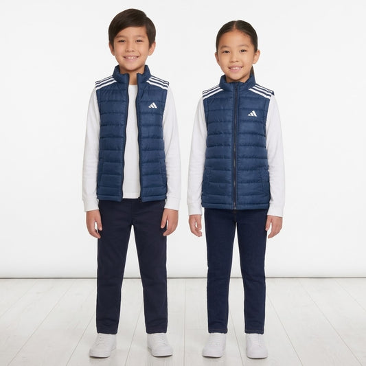 ADI NAVY WITH WHITE STRIPE SLEEVELESS UNISEX (NJ 2501)