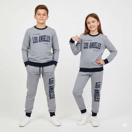 LOS ANGELES GRAY UNISEX TRACKSUIT
