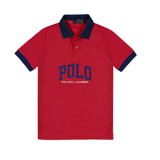 RL POLO PRINT RED (NJ-658)