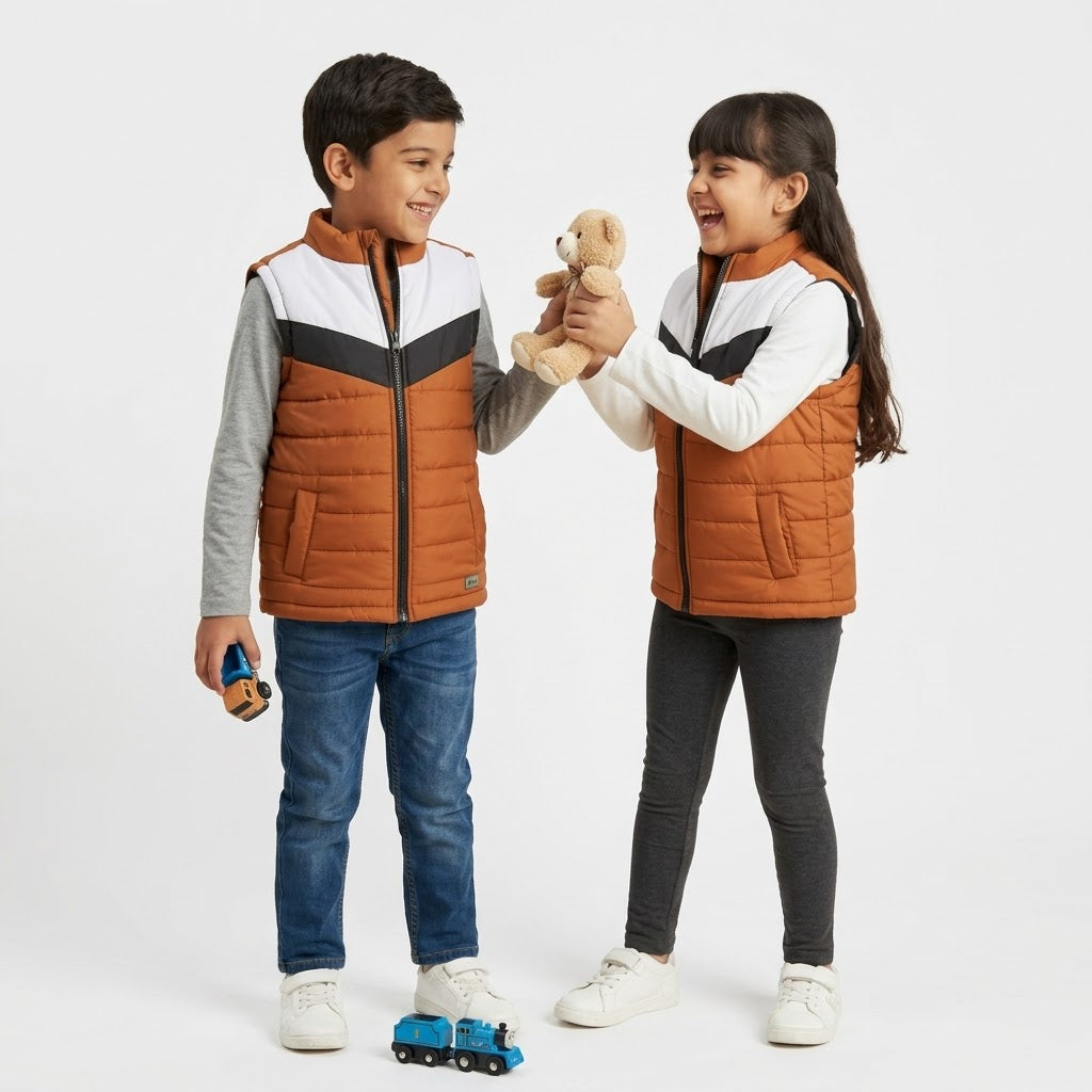 M-B (ORANGE PANEELS) SLEEVELESS UNISEX (NJ 2516)