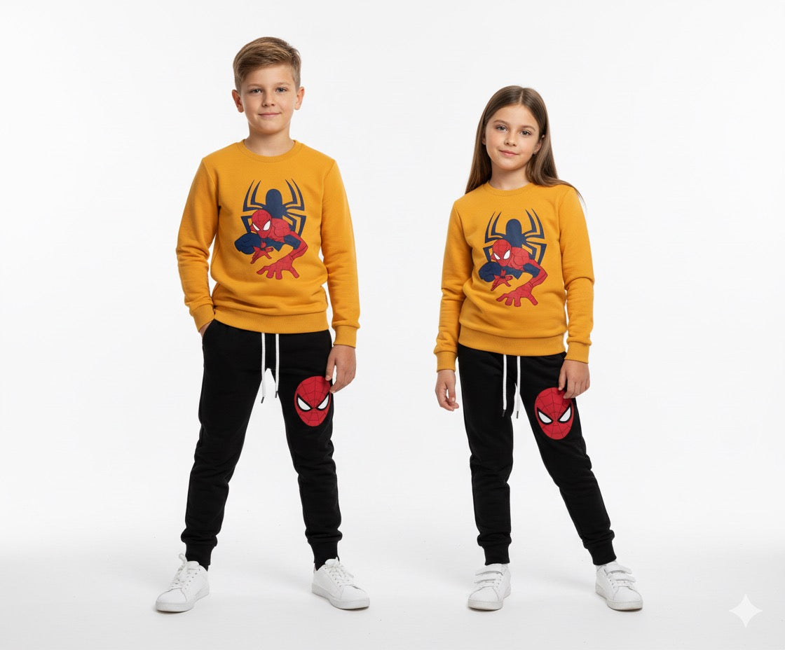 SPIDY YELLOW UNISEX TRACKSUIT