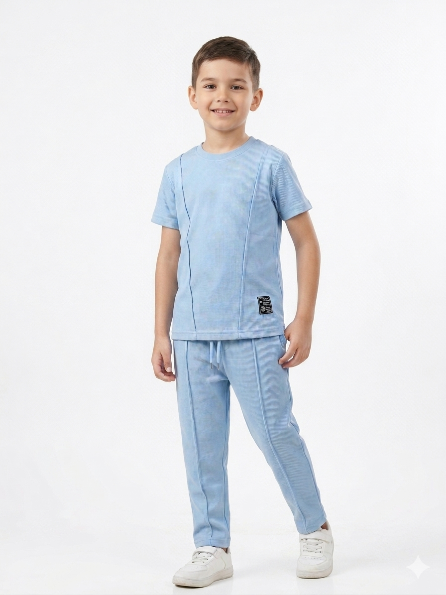 M-B FRONT PLATE SKY TRACKSUIT