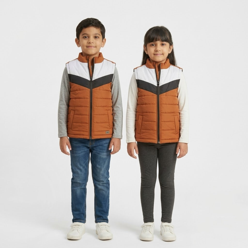 M-B (ORANGE PANEELS) SLEEVELESS UNISEX (NJ 2516)
