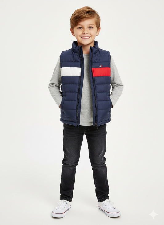 TOMMY HILL NAVY SLEEVELESS UNISEX (NJ 1004)