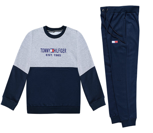 TOMMY HIFIGURE (GRAY NAVY) UNISEX TRACKSUIT