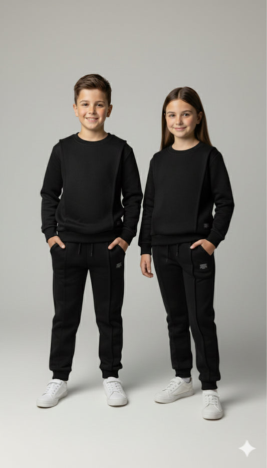 MINI_ BIMBELS BLACK FRONT LINES UNISEX TRACKSUIT(00125)
