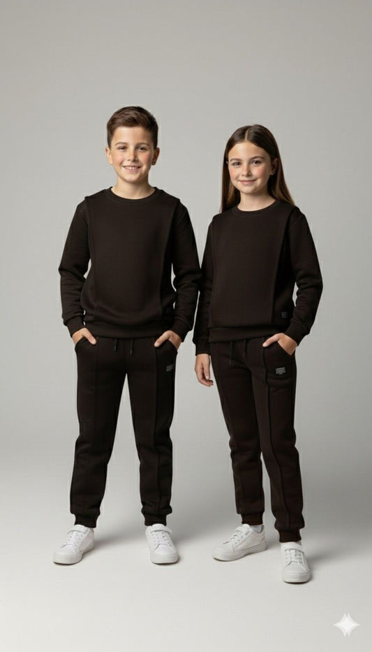 MINI_ BIMBELS DARK CHOCOLATE FRONT LINES UNISEX TRACKSUIT(00130)