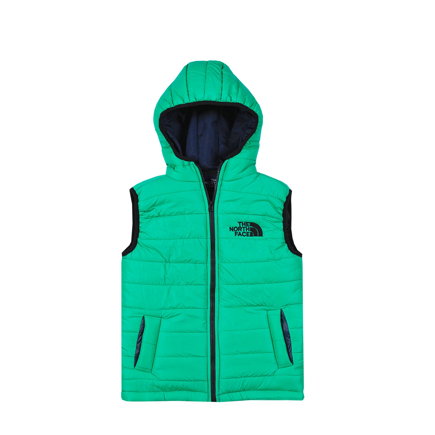 THE NORTH FACE (GREEN) SLEEVELESS HOOD UNISEX (NJ 501)