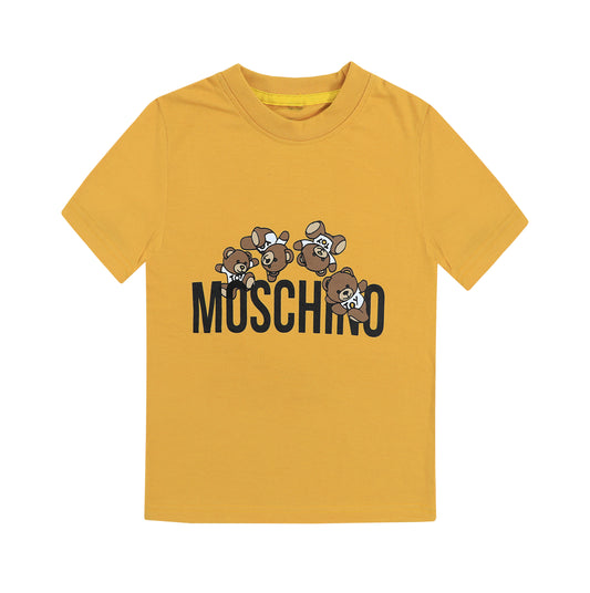 MOSCHINO YELLOW PREMIUM T/SHIRT (NJ - 222)