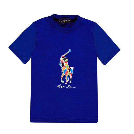 RL BLUE T-SHIRT (NJ-225)