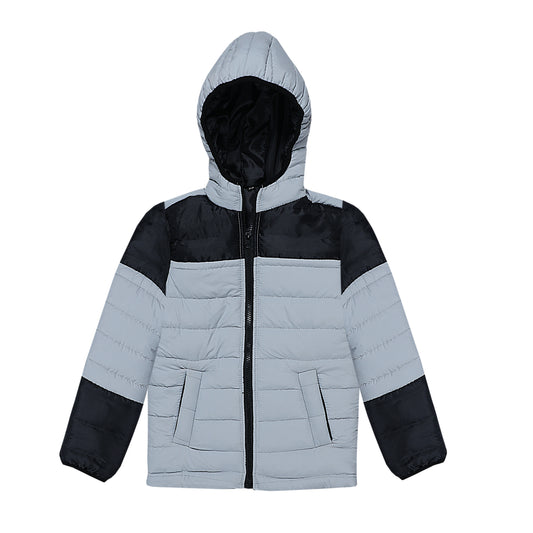 MINI BIMBELS SILVER BLACK FULLSLEEVE WITH HOOD UNISEX (NJ 1118)