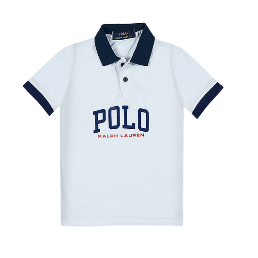RL POLO PRINT WHITE (NJ-657)