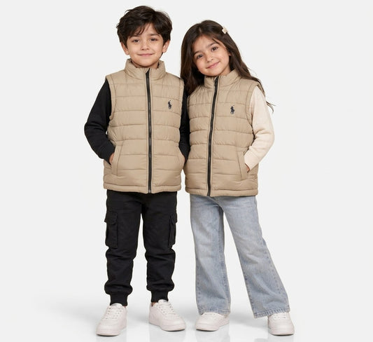 RL POLO (BEIGE) SLEEVELESS UNISEX (NJ 2513)