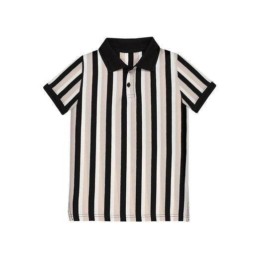 M-B SKIN&BLACK WHITE LINING POLO SHIRT (NJ78606)