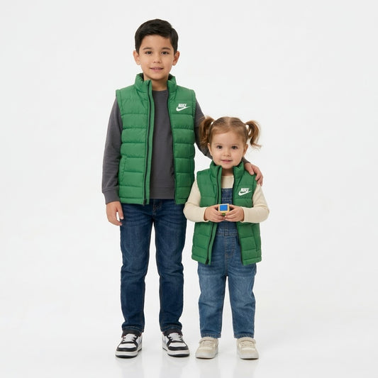 NK BOTTLE GREEN EMBROIDERY LOGO SLEEVELESS UNISEX (NJ-2503)