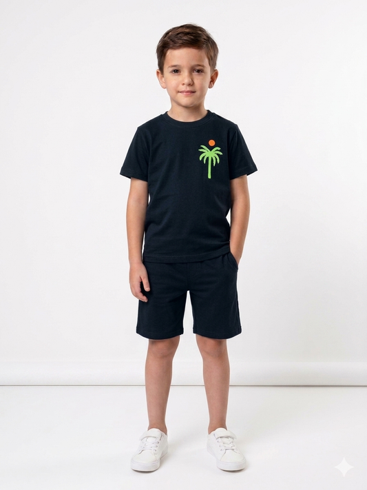 M-B NAVY SUMMER TREE TRACKSUIT