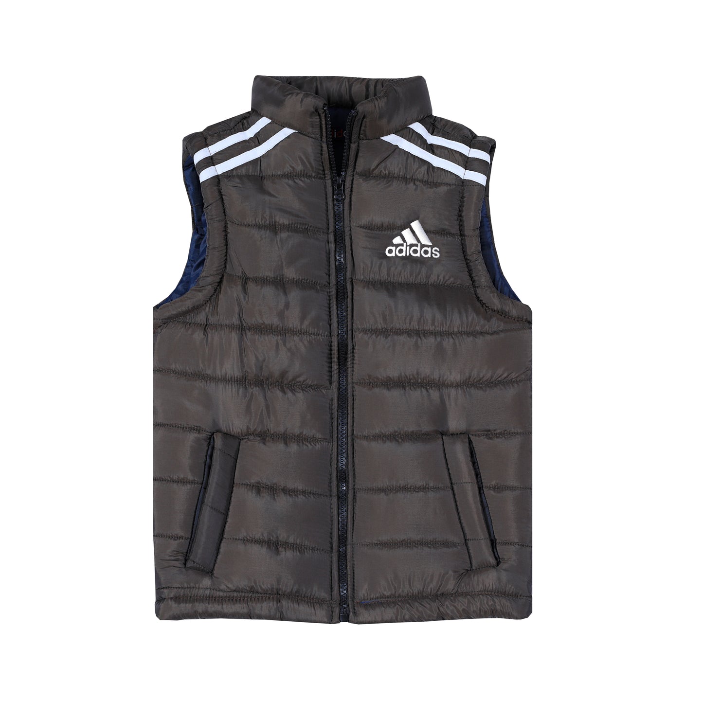 ADIDAS STRIPE (CHOCO BROWN) SLEEVELESS UNISEX (NJ 507)