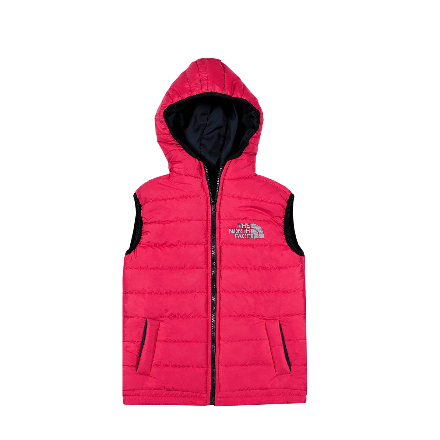 THE NORTH FACE (RED) SLEEVELESS HOOD UNISEX (NJ 503)