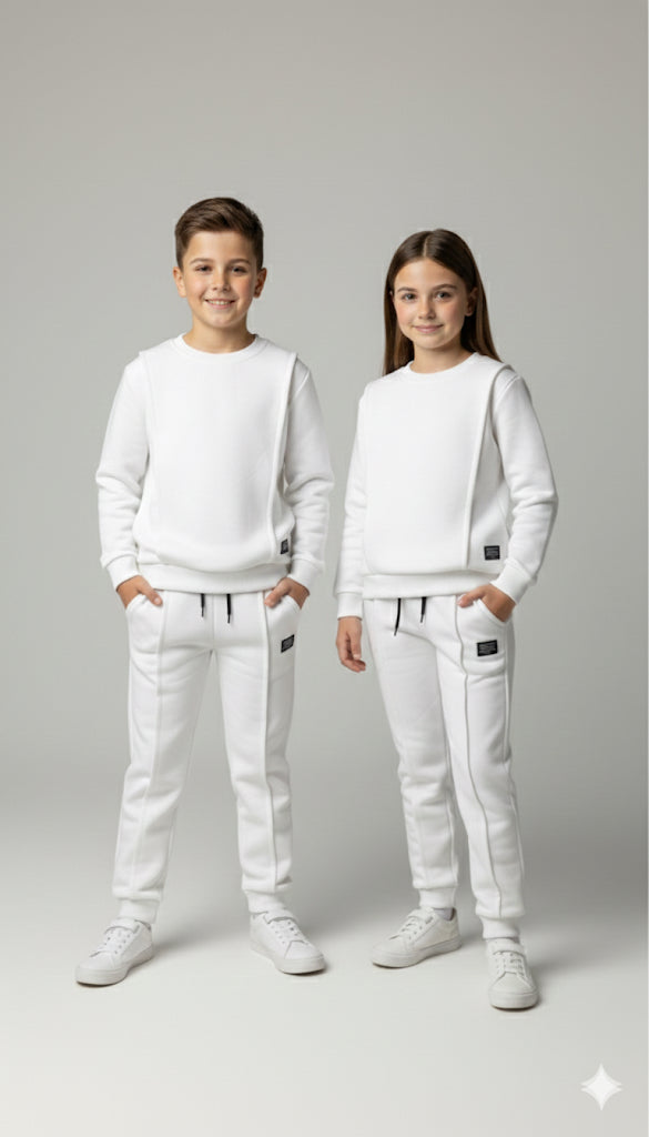 MINI_ BIMBELS WHITE FRONT LINES UNISEX TRACKSUIT(00127)