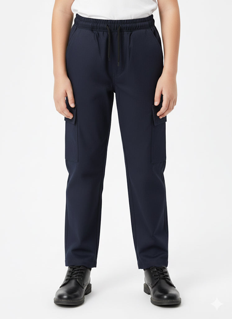 MINI_BIMBELS UNISEX CARGO PENTS NAVY (F-0008)