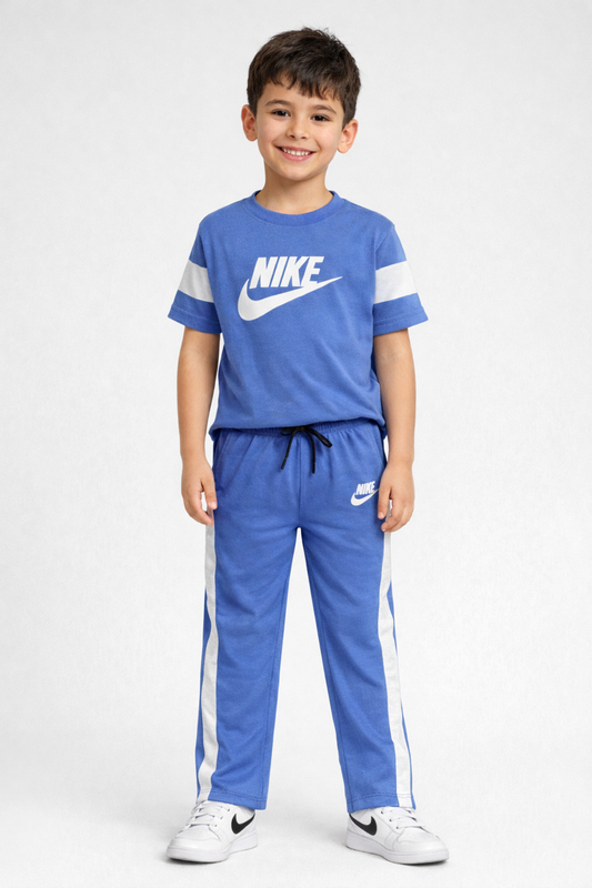 M-B NIKEEEE BLUE TRACKSUIT