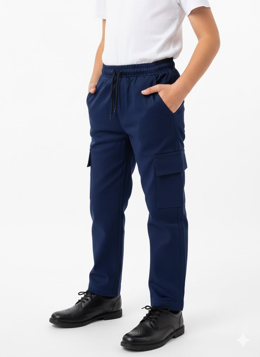 MINI_BIMBELS UNISEX CARGO PENTS ROYAL NAVY (F-00011)