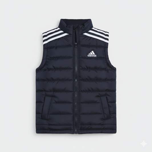 ADIDAS NAVY WITH WHITE STRIPE SLEEVELESS UNISEX (NJ 901)