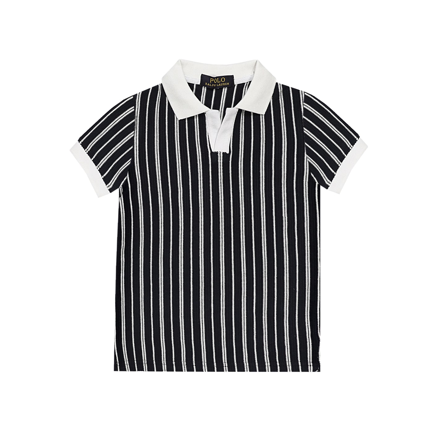 MINI-BIMBELS OLD MONEY NAVY&WHITE LINING POLO SHIRT (NJ-78613)