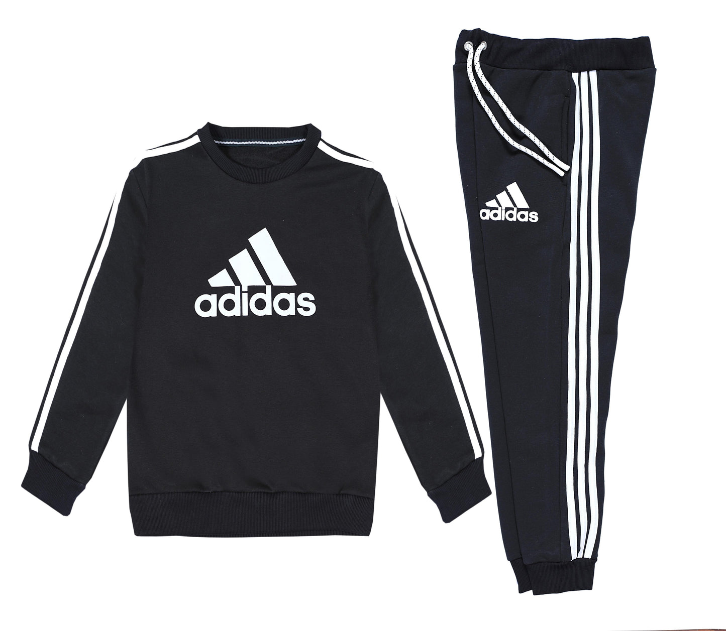 BLACK ADIDAS UNISEX TRACKSUIT