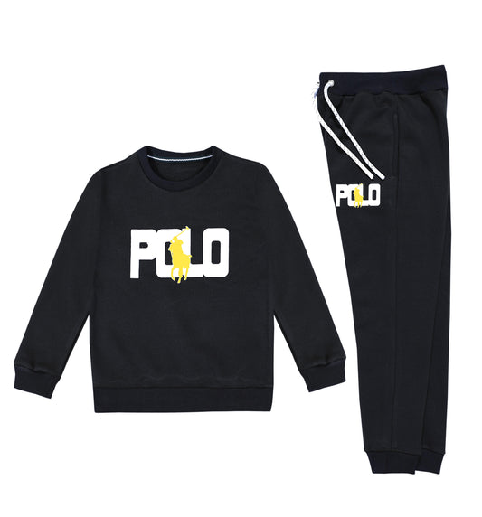 BLACK RL-POLO UNISEX TRACKSUIT