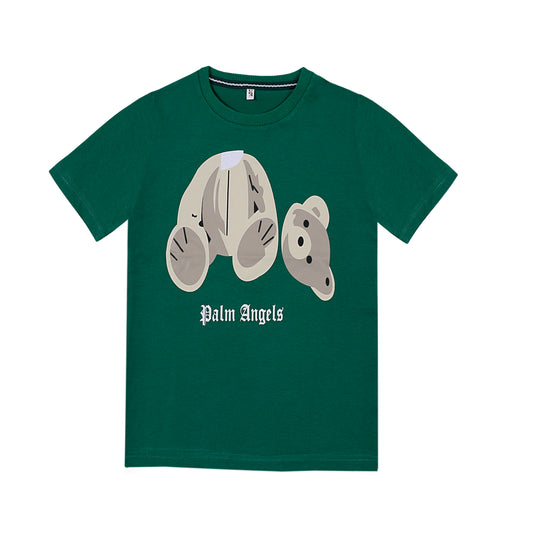 PALM ANGELS GREEN T-SHIRT (NJ-2503)