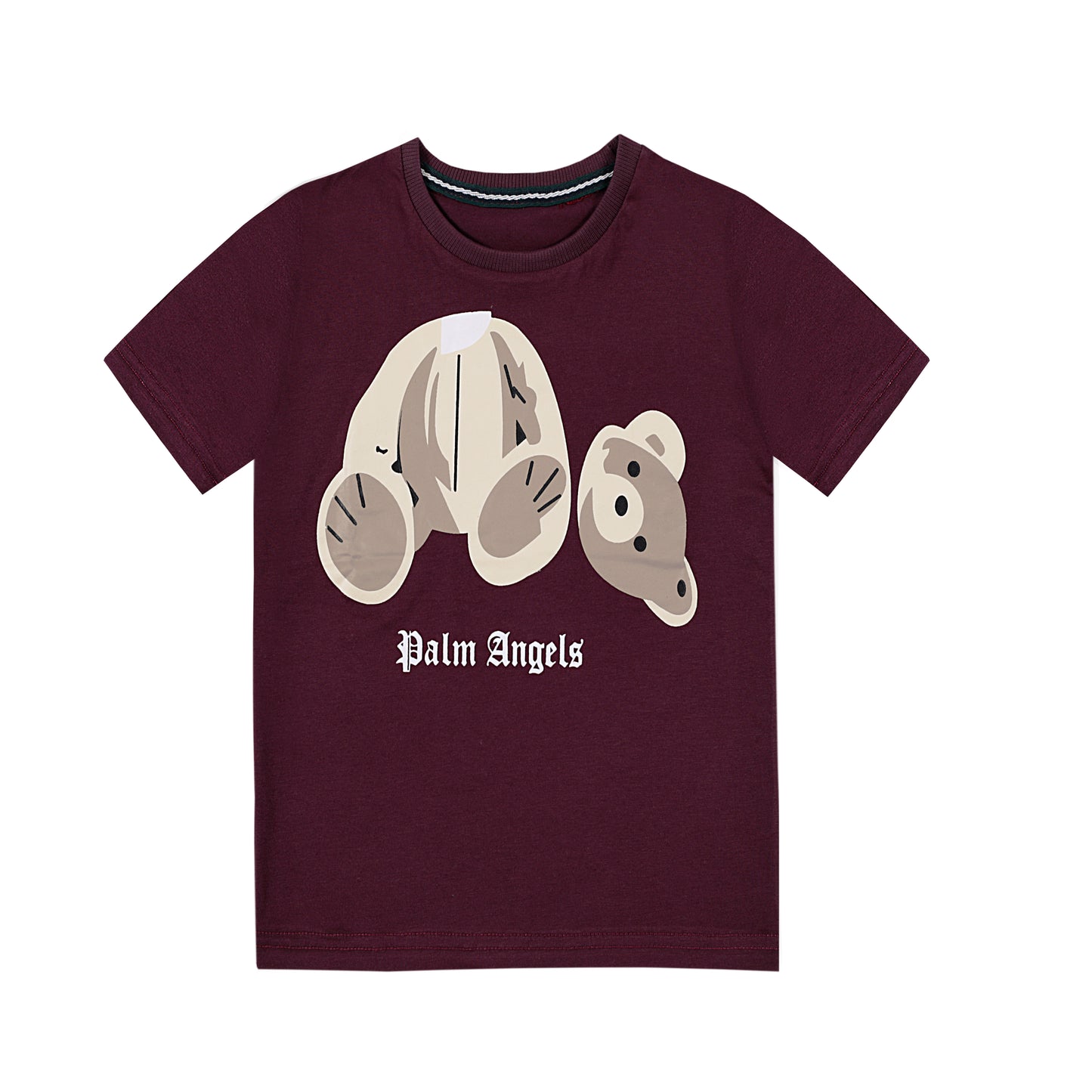 PALM ANGELS MEHROON T-SHIRT (NJ-2504)