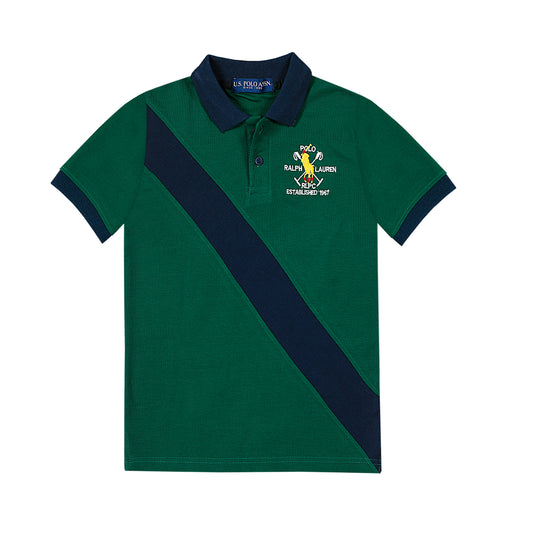 RL POLO PANNEL BOTTLE GREEN (NJ-2050)