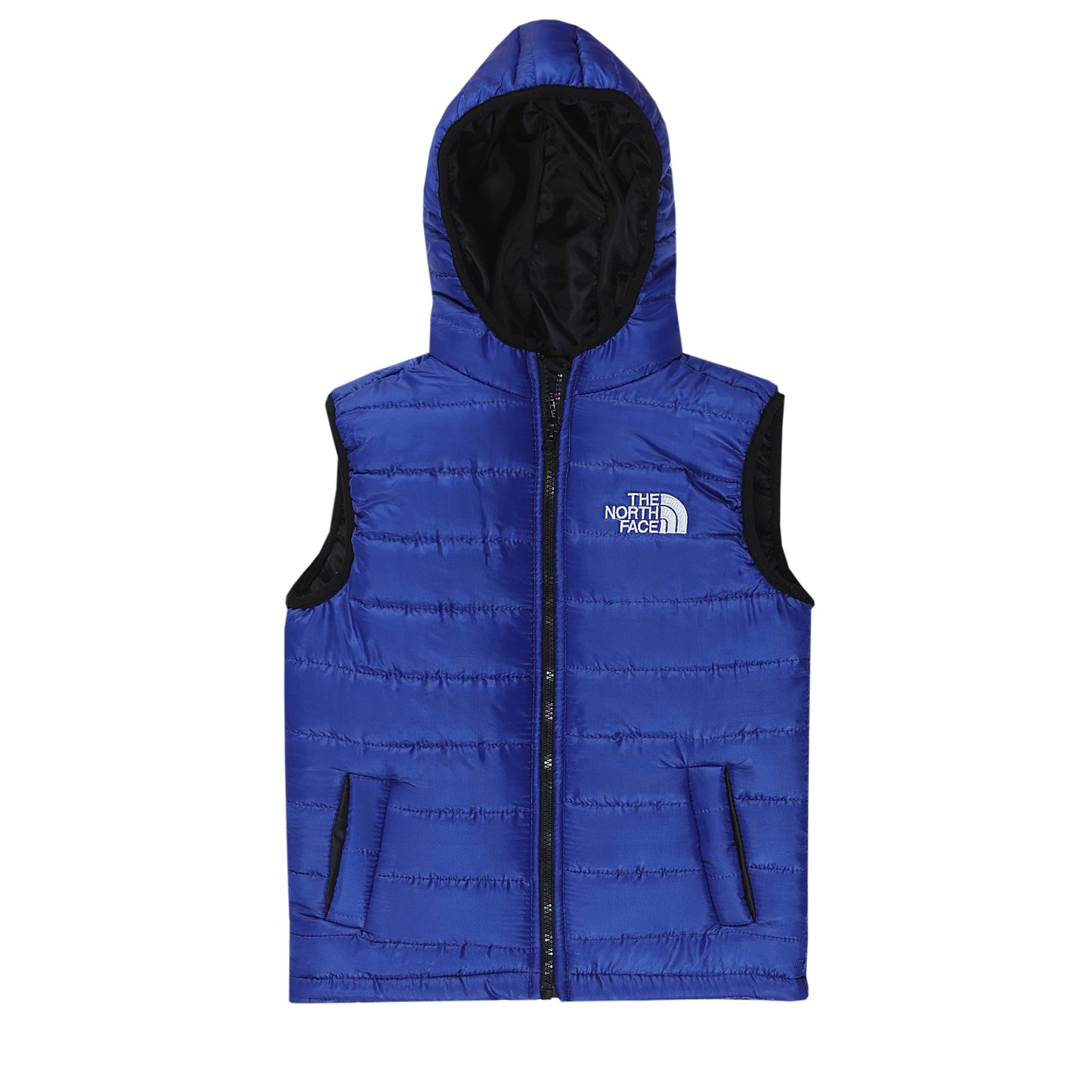 NORTHFACE NAVY WITH HOOD SLEEVELESS UNISEX (NJ 901)