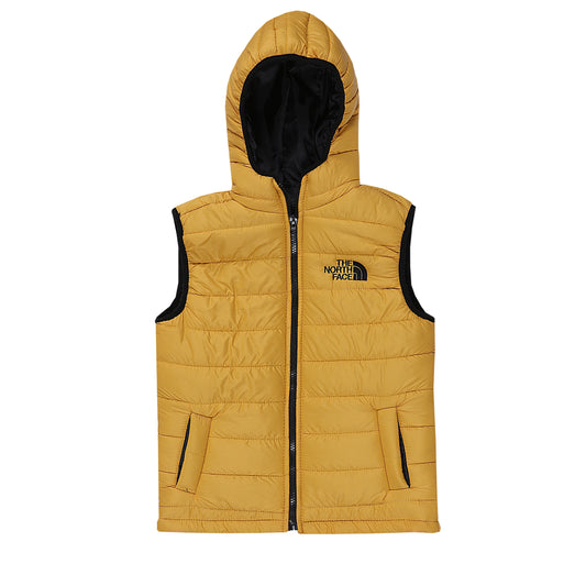 NORTHFACE YELLOW WITH HOOD SLEEVELESS UNISEX (NJ 903)